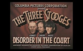 Disorder In The Court | The Three Stooges (Color / HD Remastered / Public Domain)