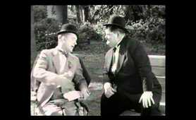 Laurel and Hardy: Why didn't you tell me you had 2 legs