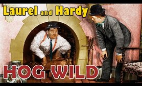 Hog Wild (1930) Colorized | Laurel and Hardy | Comedy Movie